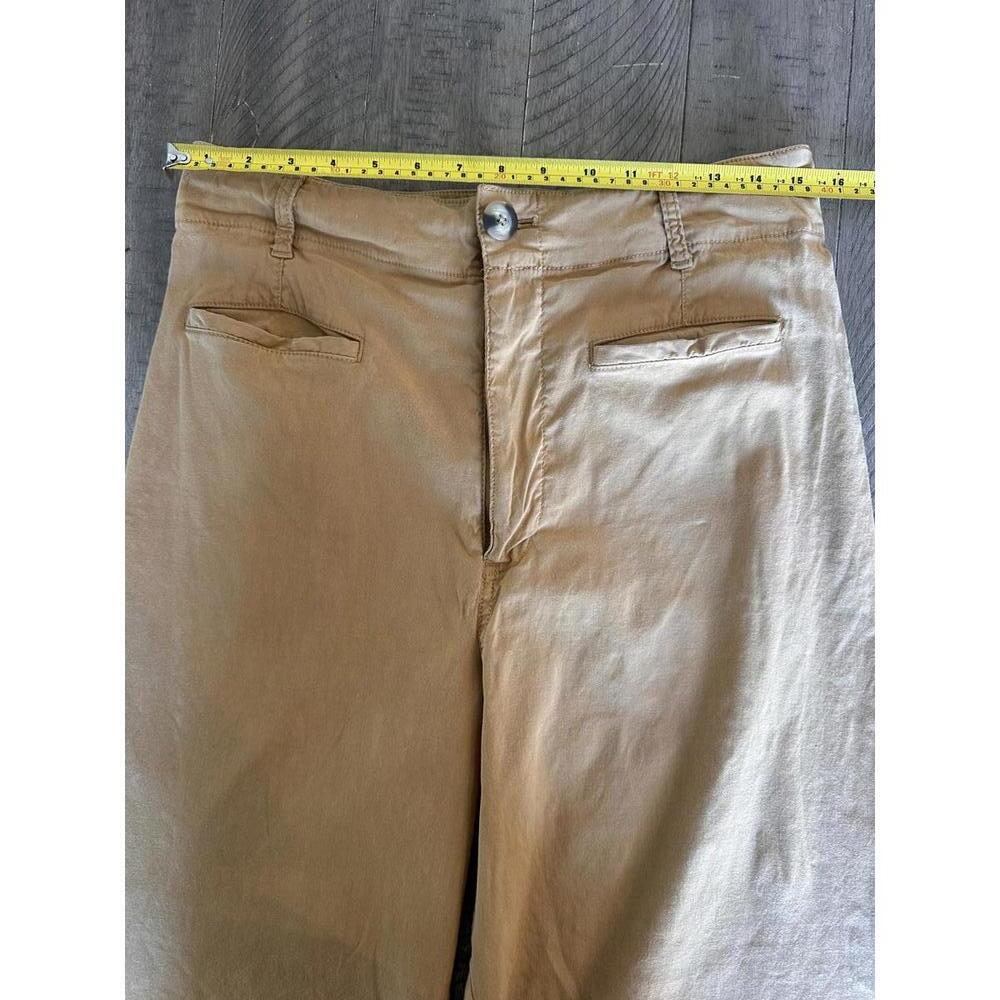 Anthropologie Maeve The Colette Linen Blend Full Length Wide-Leg Pants Size 32 - Picture 7 of 12